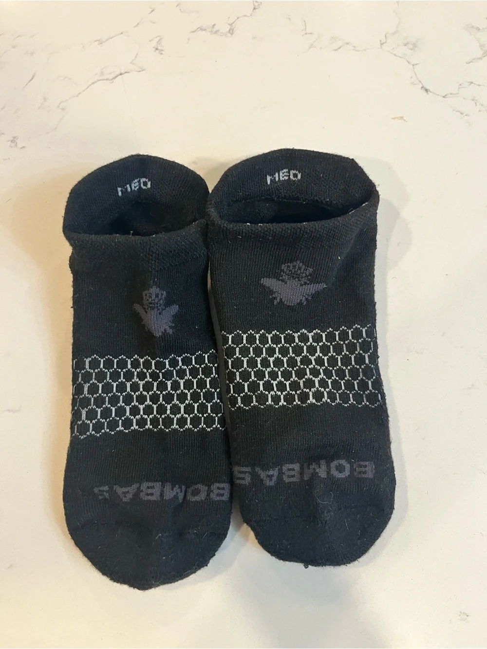 Bombas Men’s Black Low-Cut Athletic No-Show Socks